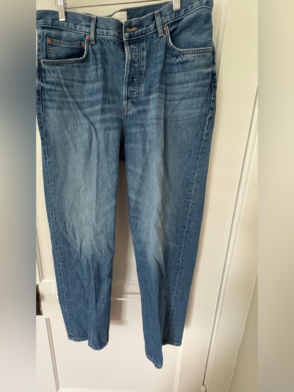 DÔEN High Rise Tapered “Mom”Jeans Organic Cotton USA 32